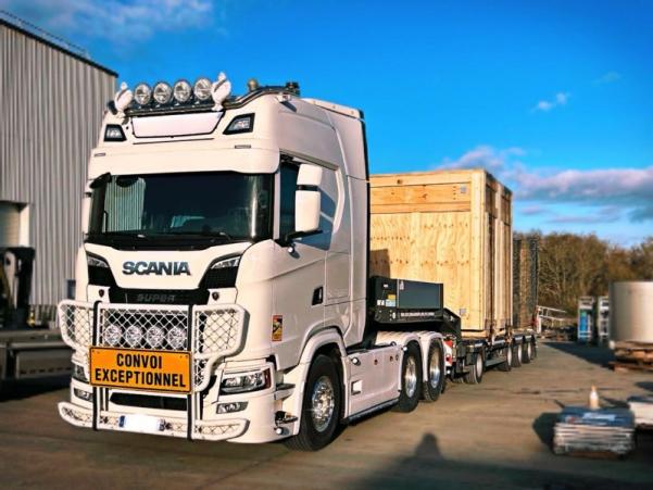 transport avec camion plateau