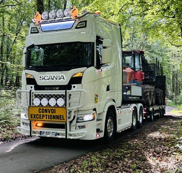 Transporteur de machines volumineuses
