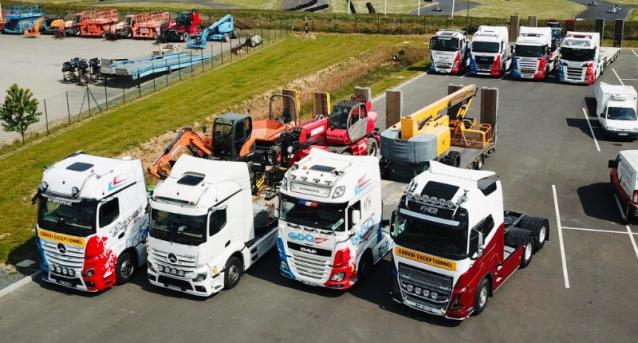 Transporteur de machines volumineuses