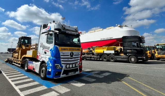 Transporteur de machines volumineuses